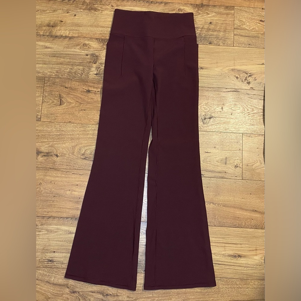 NWOT Salutation Stash Rib Flare Spiced Cabernet Size L - Picture 5 of 6